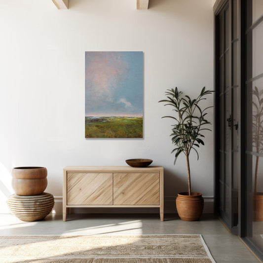 Gilded Meadow - 36 x 24"