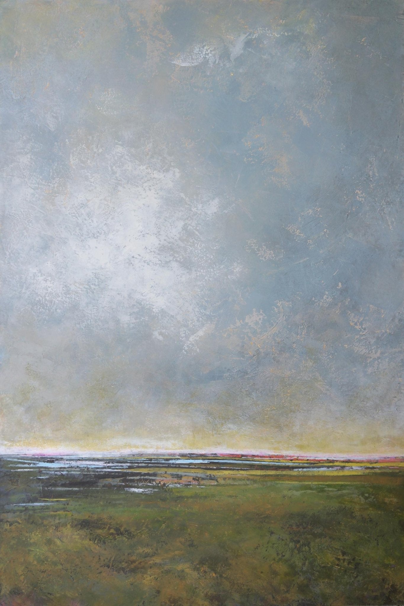 Gilded Meadow - 36 x 24"