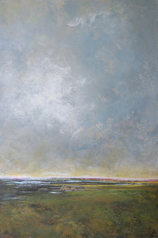 Gilded Meadow - 36 x 24"