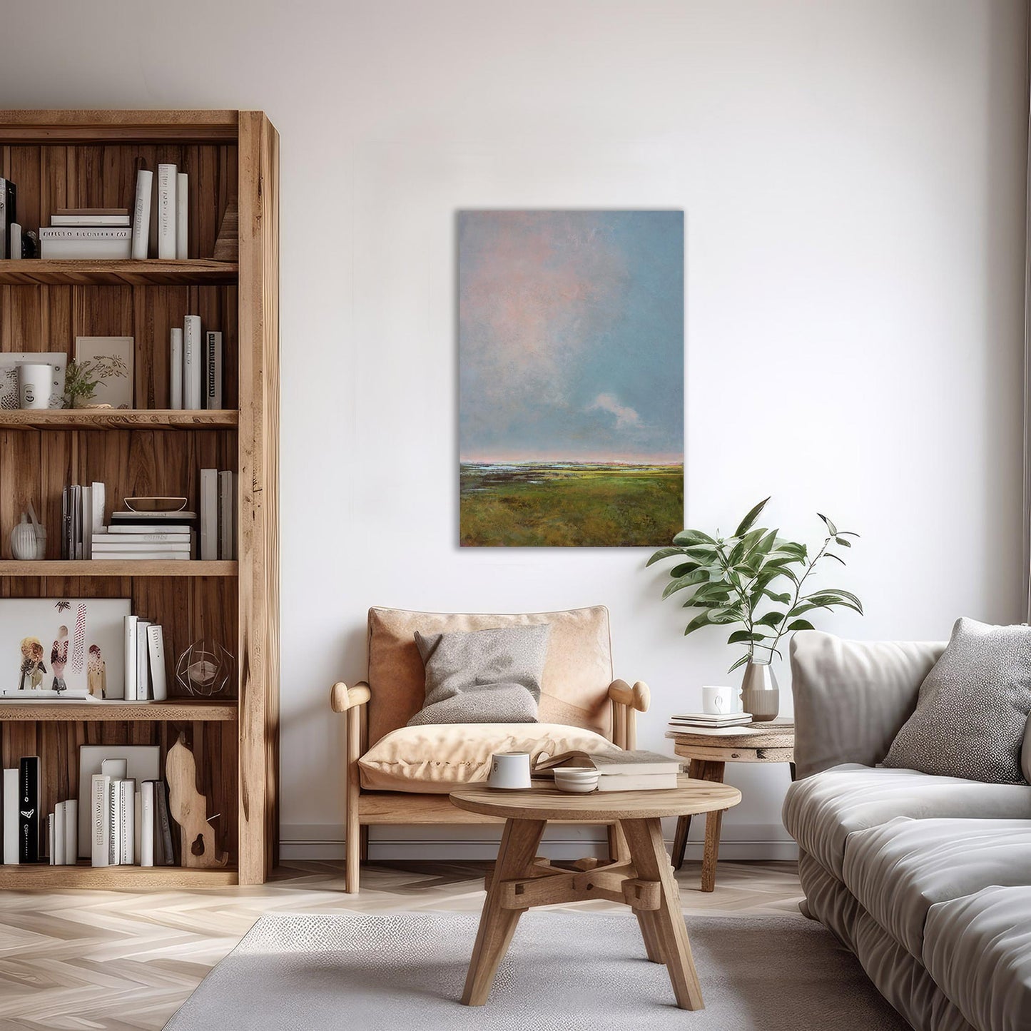 Gilded Meadow - 36 x 24"