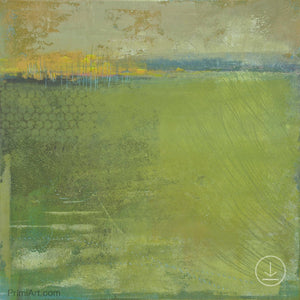 Modern abstract landscape art "Above Anything," downloadable art by Victoria Primicias