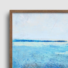 Load image into Gallery viewer, Closeup detail of coastal abstract beach wall decor &quot;Arctic Tidings,&quot; downloadable art by Victoria Primicias
