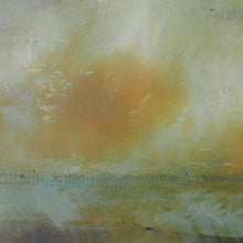 Load image into Gallery viewer, Closeup detail of unique abstract landscape art &quot;Blushing Silence,&quot; digital download by Victoria Primicias
