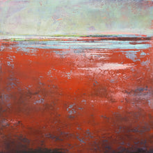 Load image into Gallery viewer, Modern abstract seascape painting &quot;Courage Point,&quot; canvas wall art by Victoria Primicias
