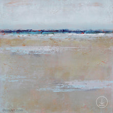 Load image into Gallery viewer, Beige muted abstract seascape painting &quot;Crib Sheets,&quot; printable art by Victoria Primicias
