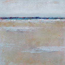 Load image into Gallery viewer, Gray neutral abstract seascape painting &quot;Crib Sheets,&quot; canvas print by Victoria Primicias
