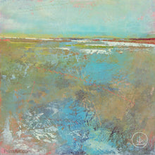 Load image into Gallery viewer, Large abstract landscape painting &quot;Floating Gallery,&quot; digital print by Victoria Primicias
