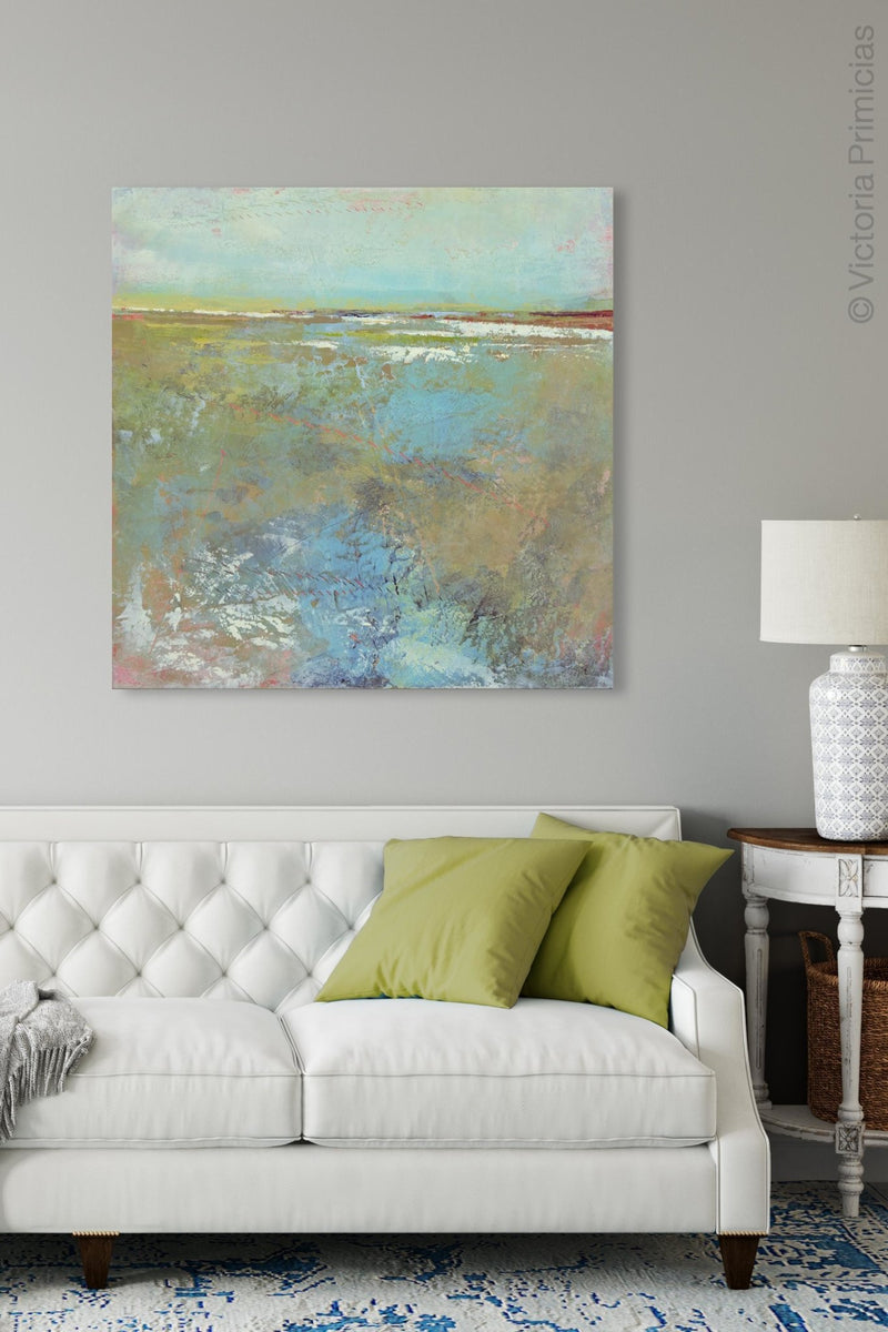 Colorful Abstract Landscape Painting - Large Digital Print – Victoria ...