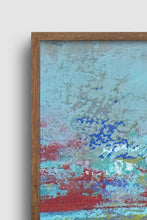 Load image into Gallery viewer, Closeup detail of tan abstract ocean painting &quot;Mint Melody,&quot; printable wall art by Victoria Primicias
