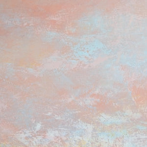 Closeup detail of Large abstract coastal wall art "Retiring Sky," printable art by Victoria Primicias