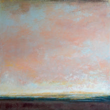 Load image into Gallery viewer, Modern abstract landscape painting &quot;Retiring Sky,&quot; wall art print by Victoria Primicias
