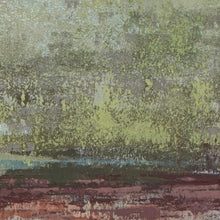 Load image into Gallery viewer, Closeup detail of neutral color abstract landscape art &quot;Ruby Landing,&quot; digital print by Victoria Primicias
