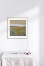 Load image into Gallery viewer, Modern abstract ocean art &quot;Singing Surf,&quot; digital print by Victoria Primicias, decorates the kitchen.
