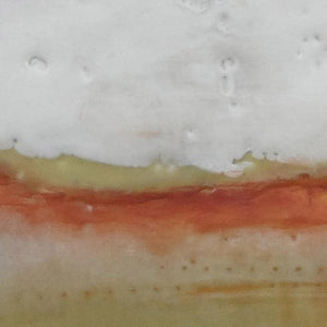 Closeup detail of modern abstract landscape art "Singing Surf," digital print by Victoria Primicias