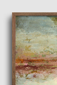 Closeup detail of gray abstract ocean art "Tuscan Treasures," digital download by Victoria Primicias